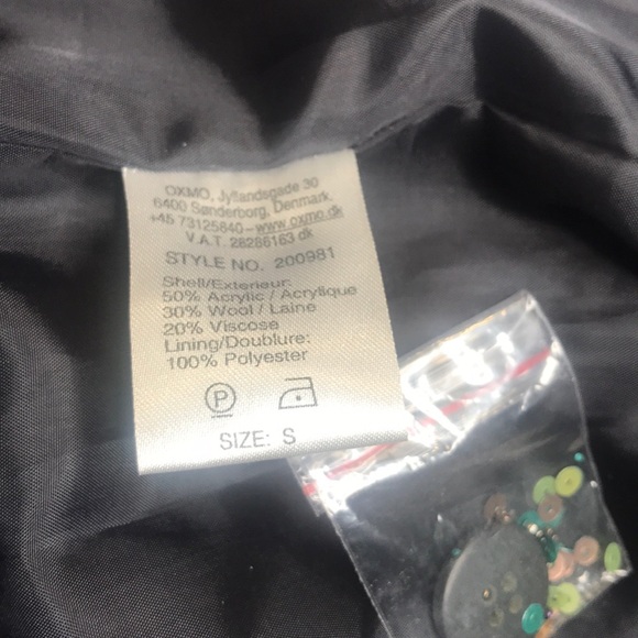 NEW! OXMO Sequin embellished coat | Size S - Picture 7 of 8